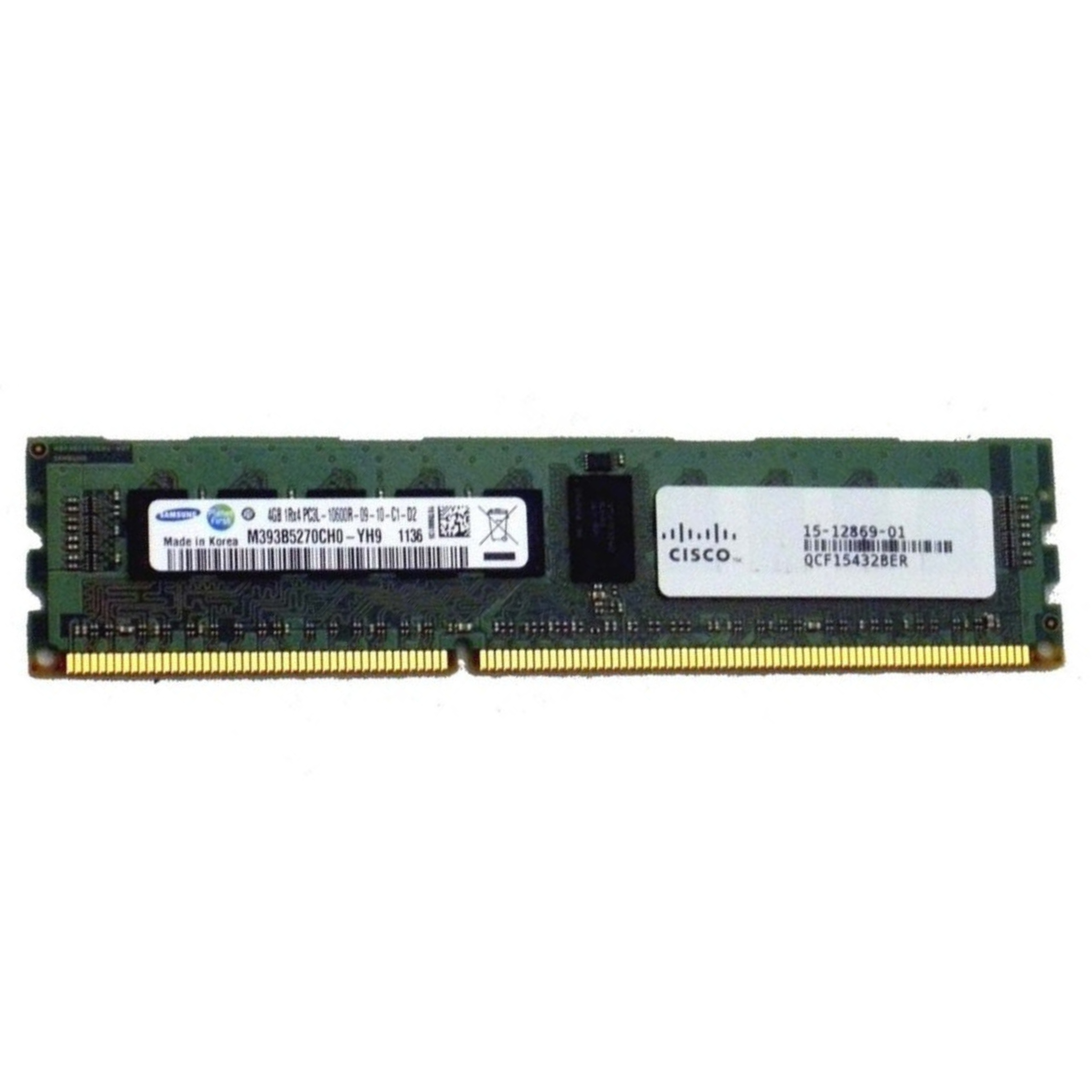 Cisco A02-M304GB2-L 4GB PC3L-10600R DDR3 1333MHz ECC Memory