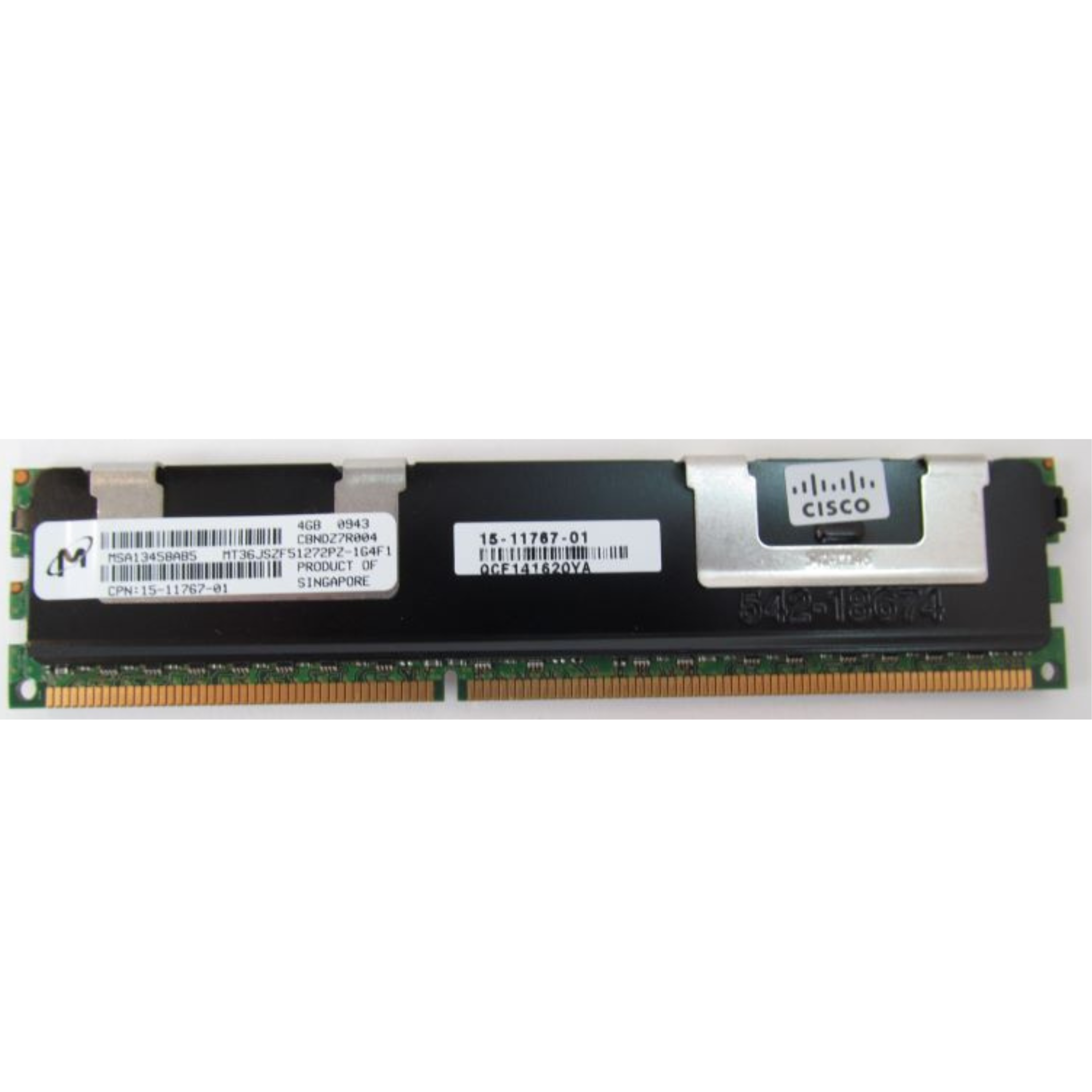 Cisco 15-11767-01 4GB PC3-10600R DDR3 ECC Memory DIMM