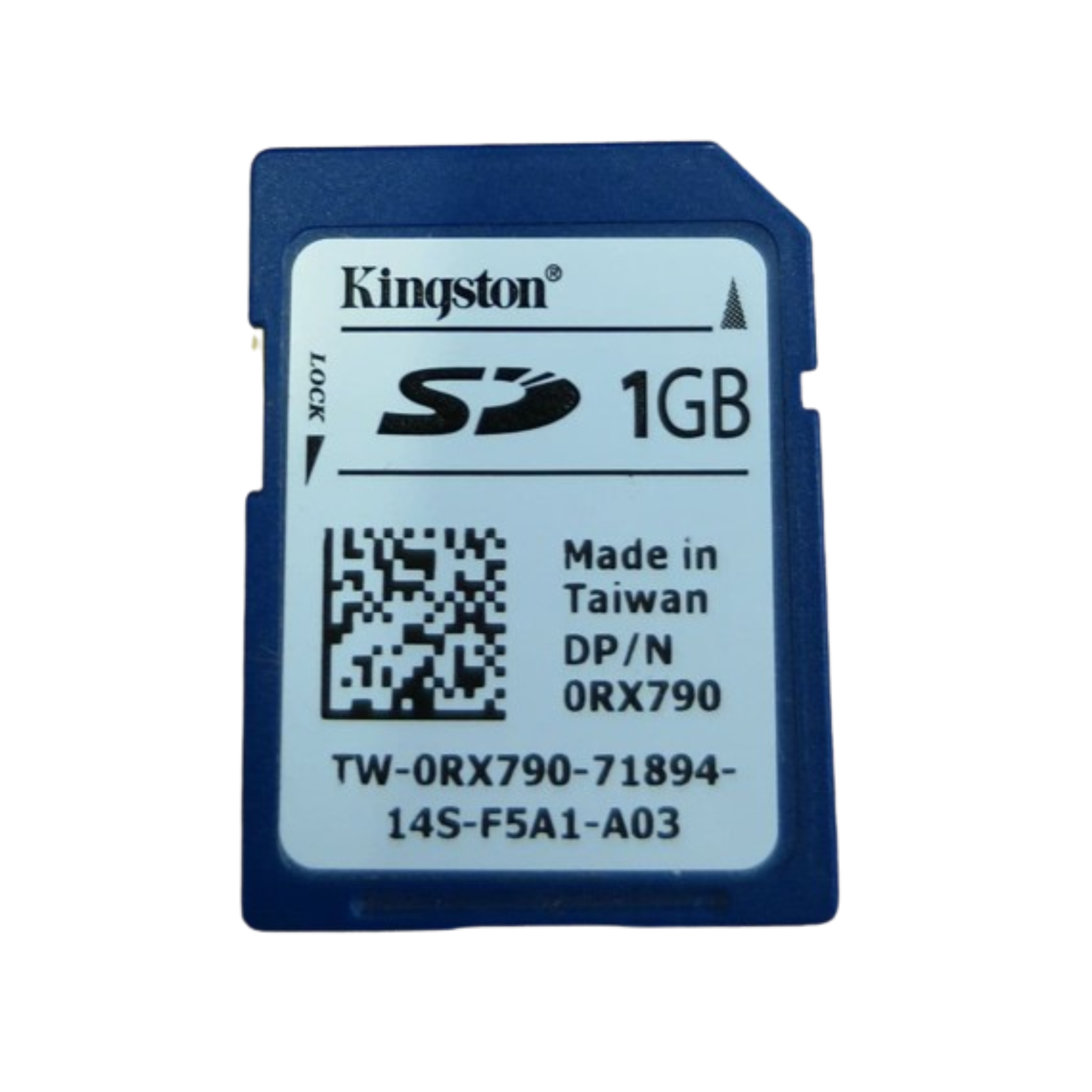 Dell 0RX790 1GB Kingston SD Memory Card
