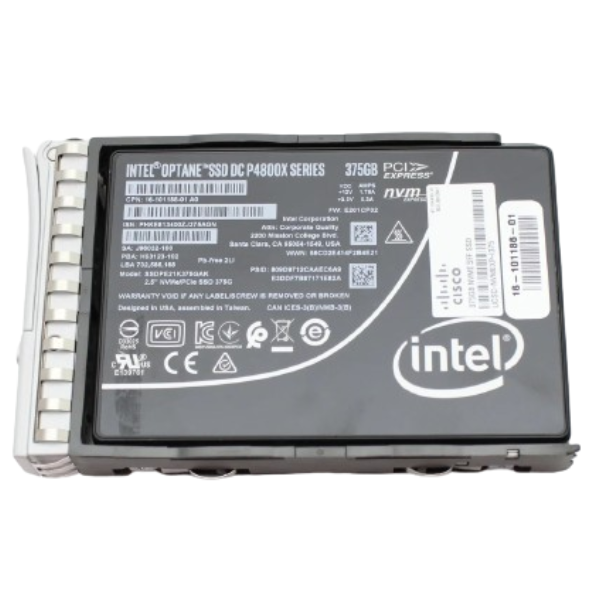 Cisco UCSC-NVMEXP-I375 375GB Intel Optane NVMe 2.5" SSD