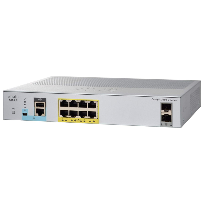 Cisco WS-C2960CX-8PC-L Catalyst 2960CX 8-Port PoE+ Compact Switch
