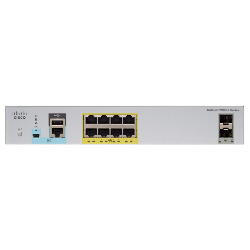 Cisco WS-C2960CX-8PC-L Catalyst 2960CX 8-Port PoE+ Compact Switch