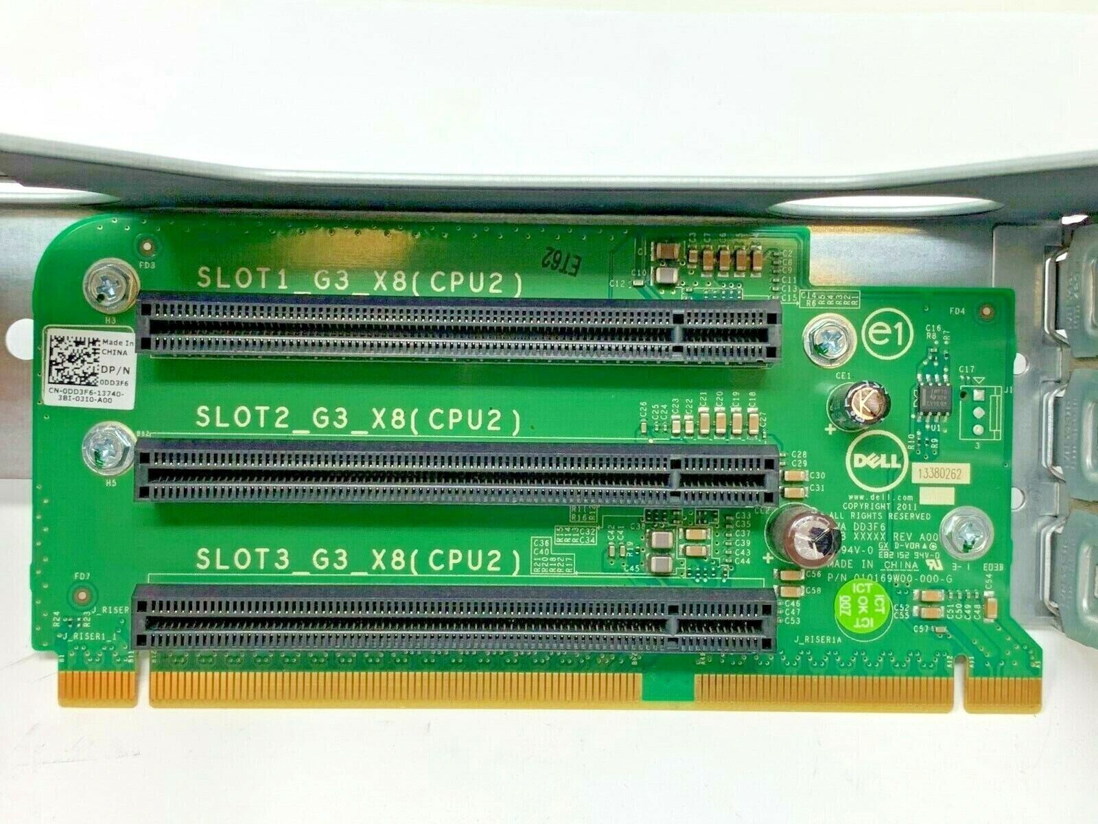 Dell 0J57T0 Riser #1 Slot 2 LP G3X8 for PowerEdge R720
