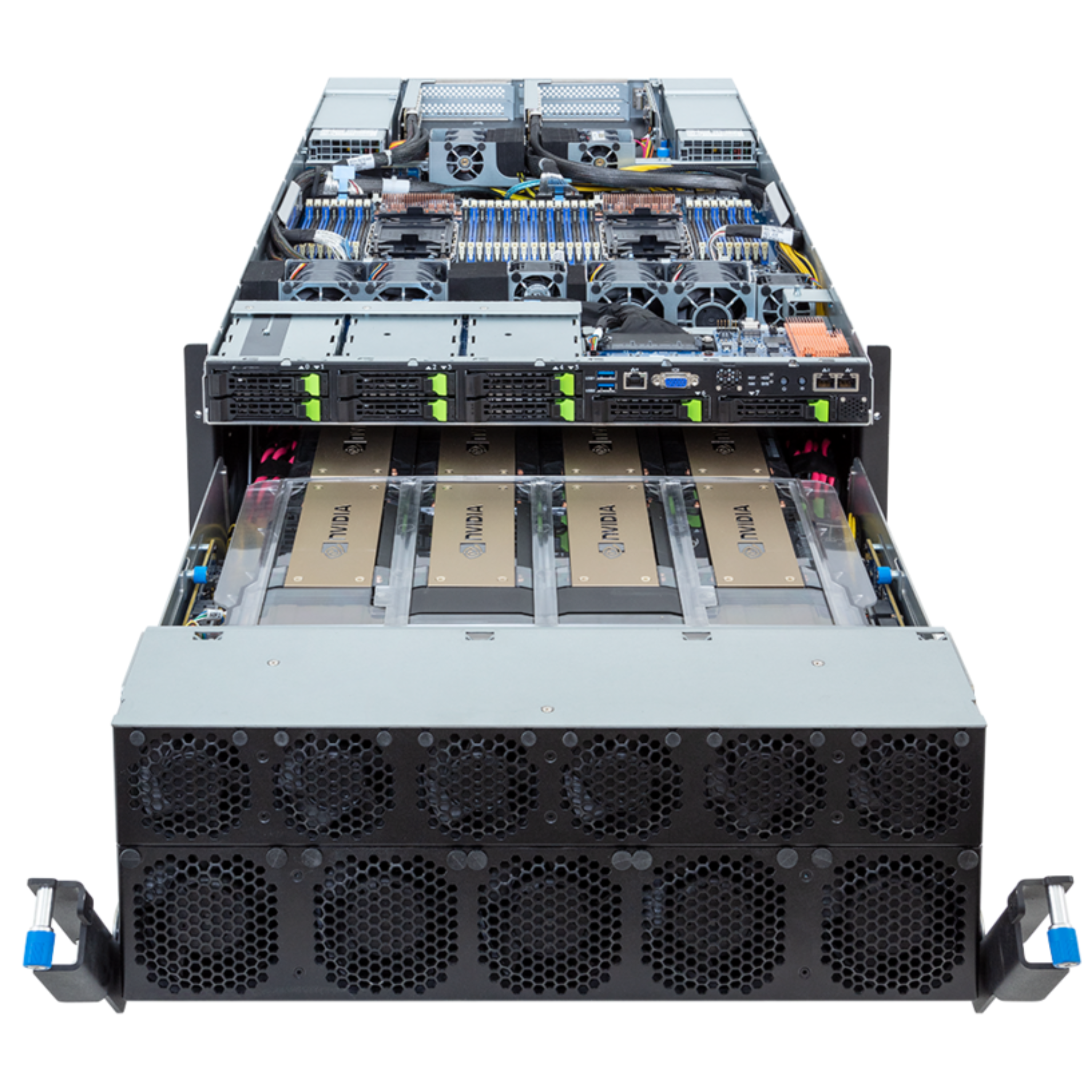 GIGABYTE - NVIDIA G593-SD2 5U DP HGX H100 - 8x SXM5 GPUs SERVER