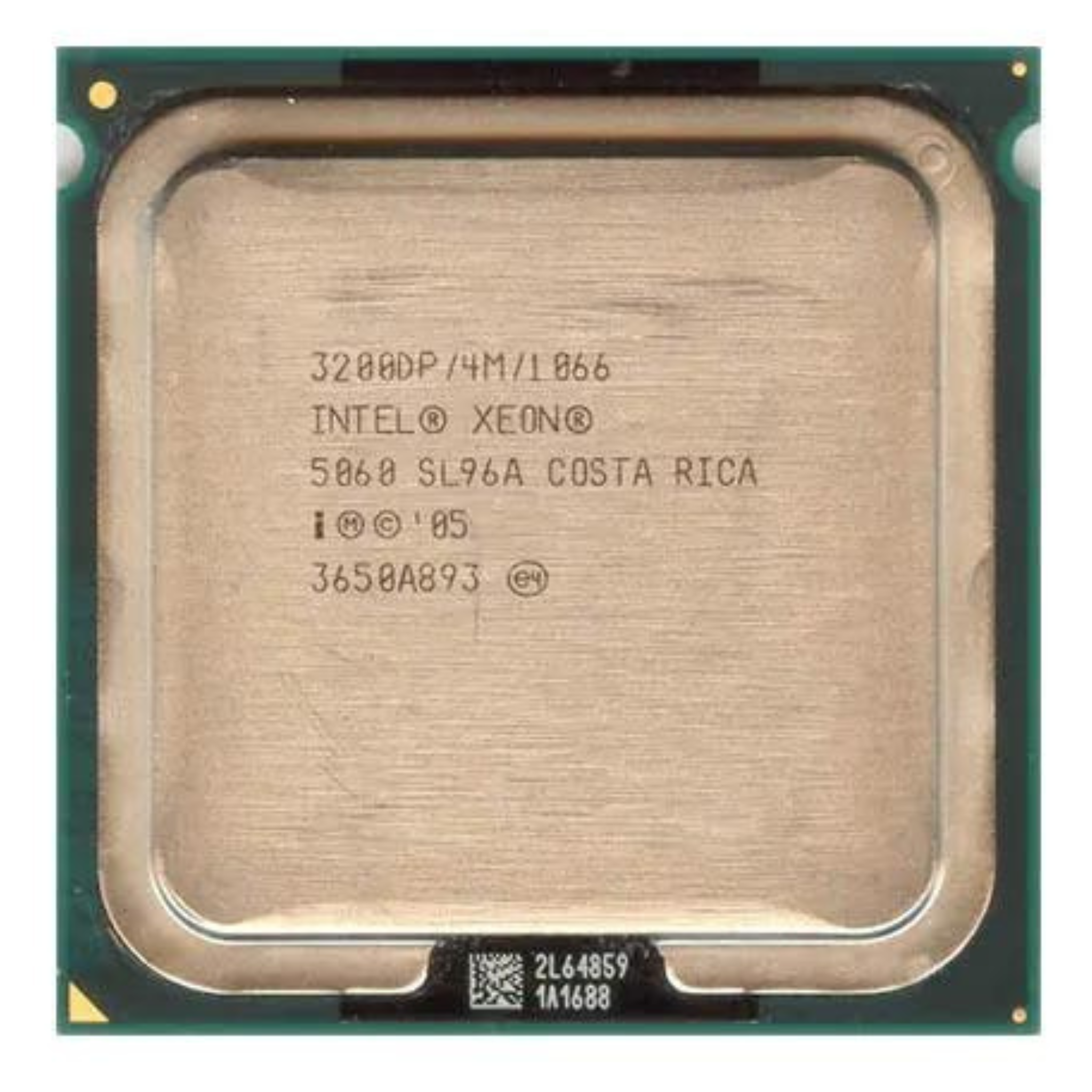 Dell 0GF674 Intel Xeon Dual Core 3.2GHz 4MB 1066MHz FSB CPU Processor