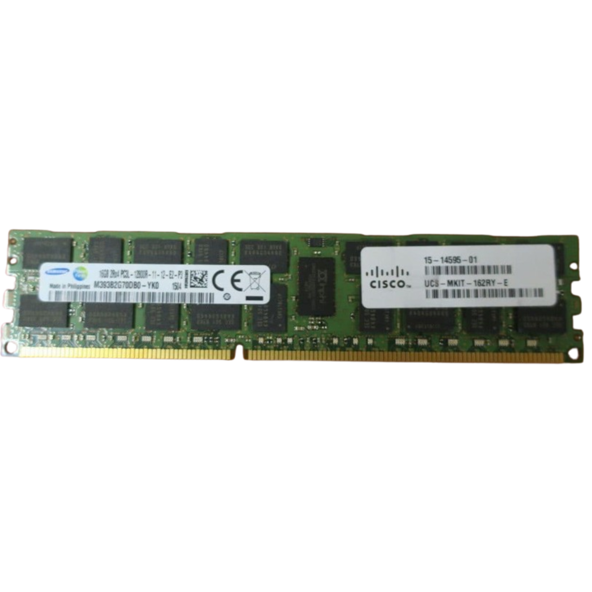 Cisco UCS-MKIT-082RY-E 16GB Kit 2x8GB PC3-12800 DDR3-1600 RAM Memory